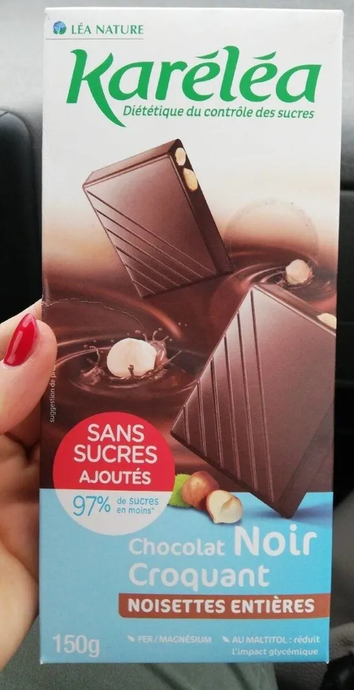 Chocolat noir croquant