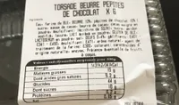 torsade beurre pepites de chocolat