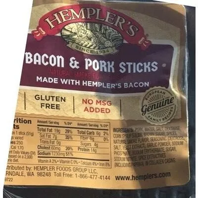 Bacon & Pork Sticks