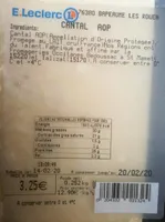 Cantal aop