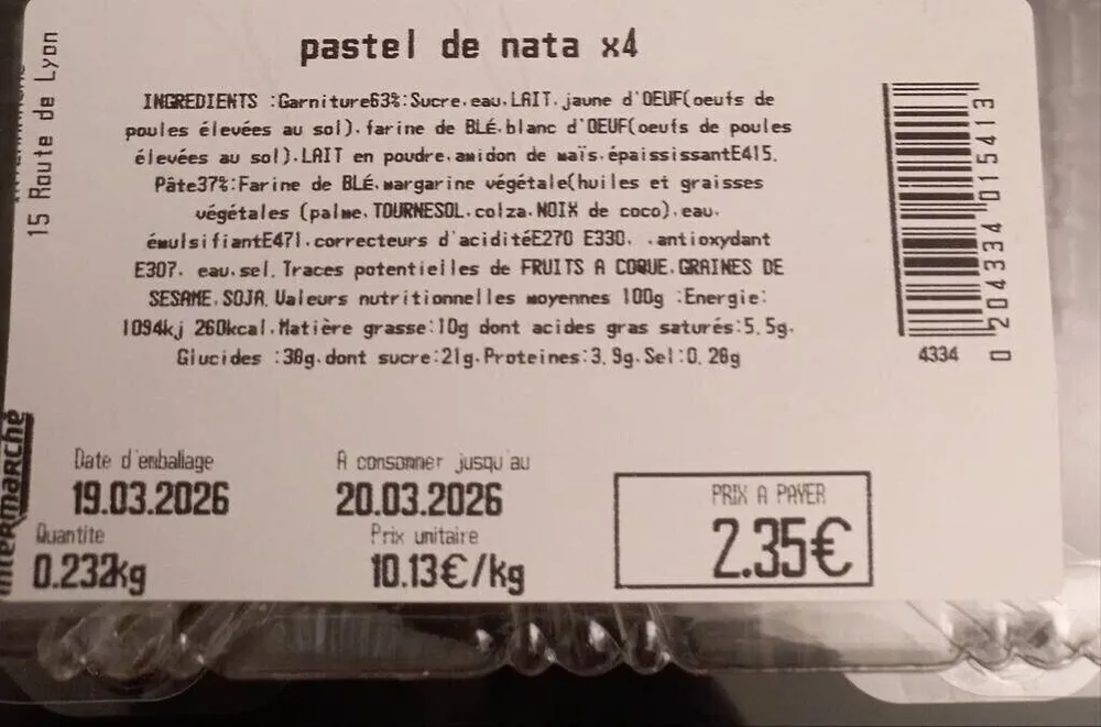 Pastel de Nata