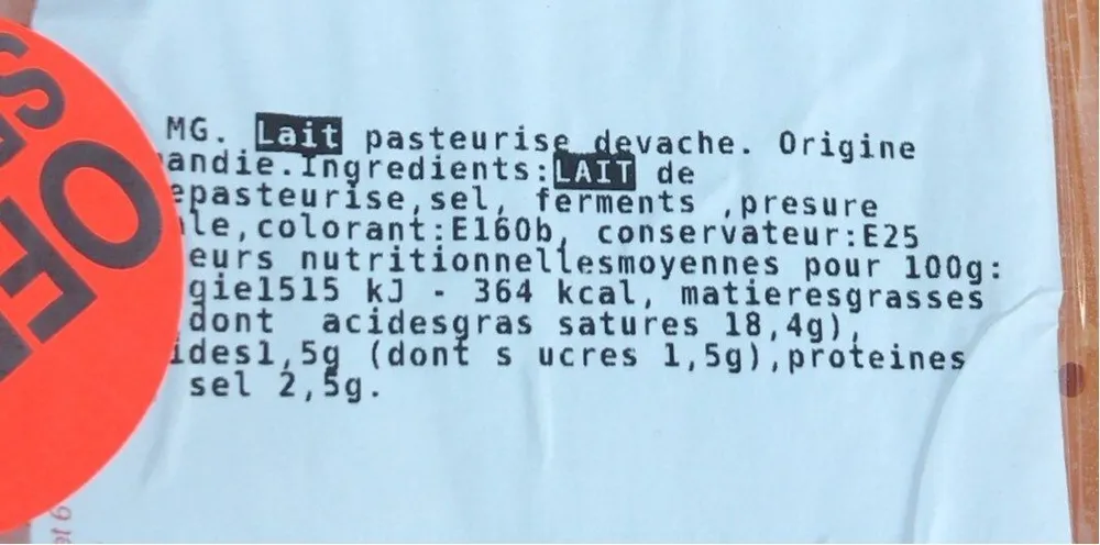 Mimolette demi vieille