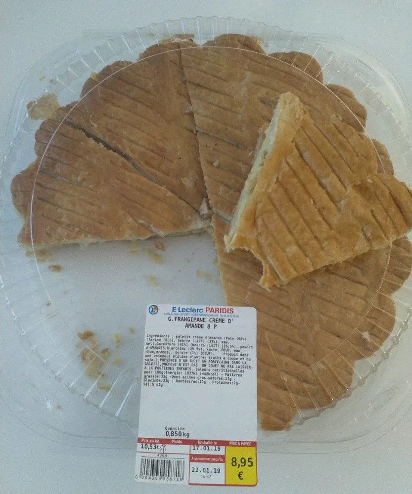 G.frangipane crème d'amande 8p