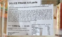 Fraisier 6/8 personnes décongelé