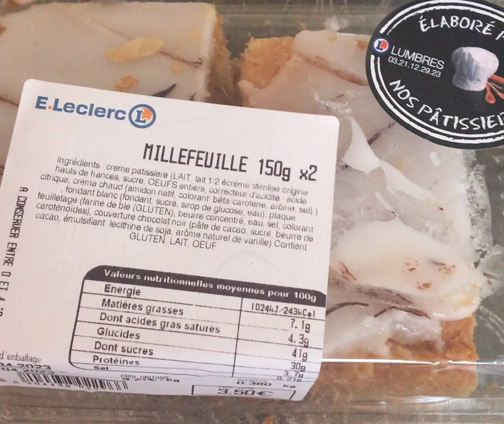 Millefeuille 150gx2