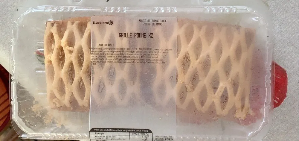 Grillé pomme