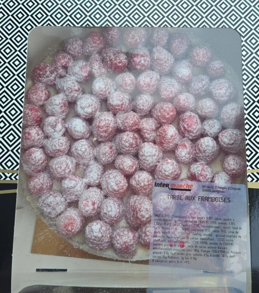 Tarte aux framboises