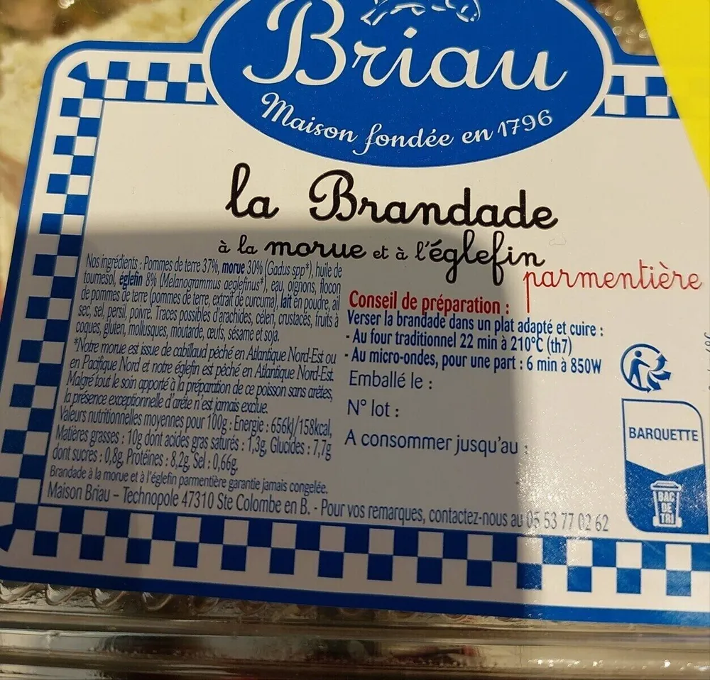 Brandade parmentiere