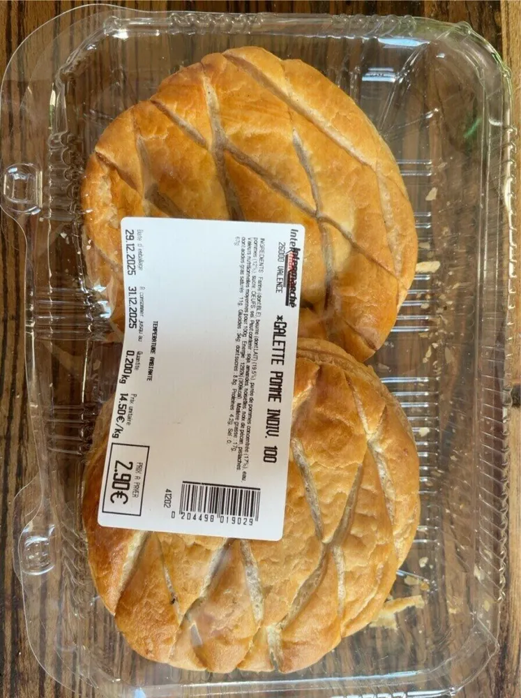 Galette pomme individuelle