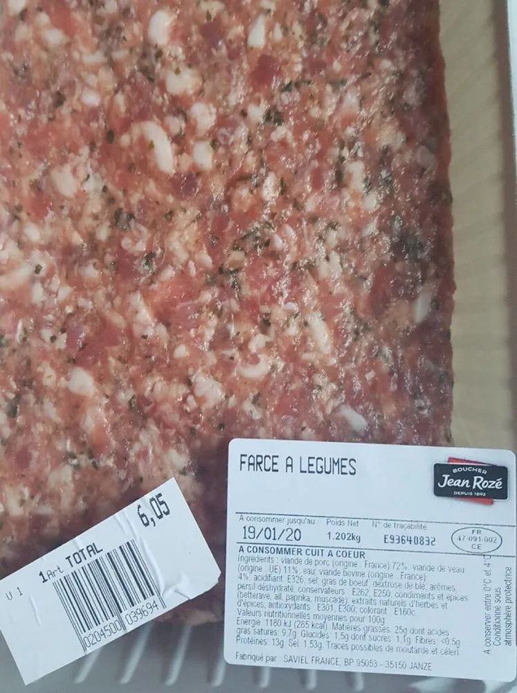 Farce à légumes
