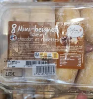 Mini beignets chocolat noisettes
