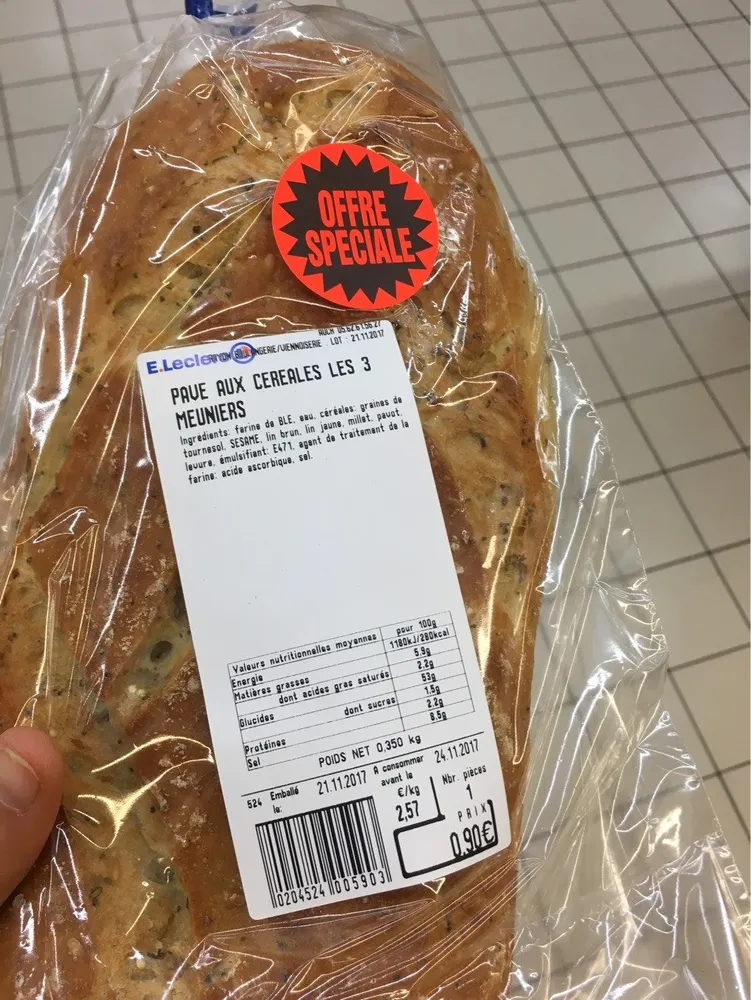 Pavé aux céréales