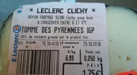 Tomme des Pyrénées IGP