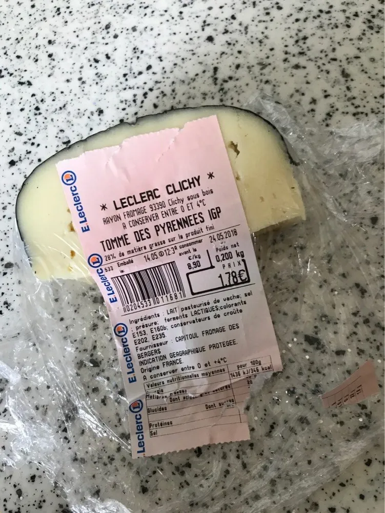 Tomme des pyrennees igp