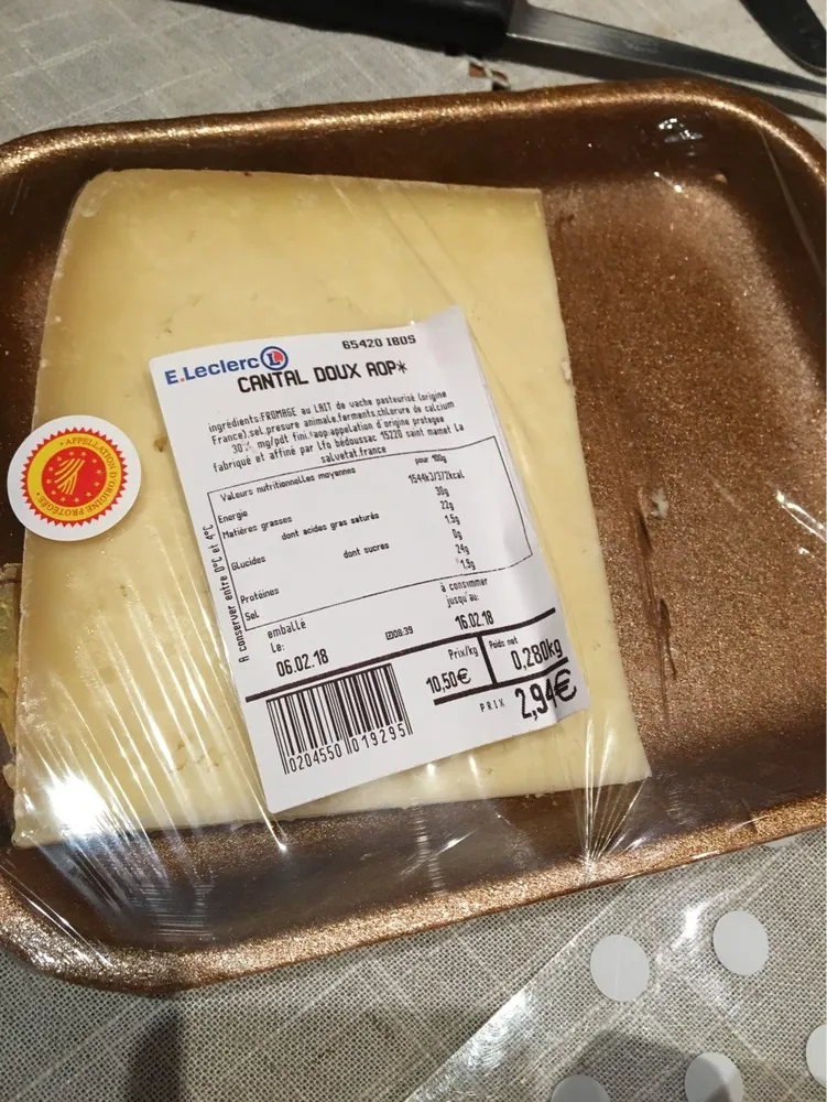 Cantal doux AOP