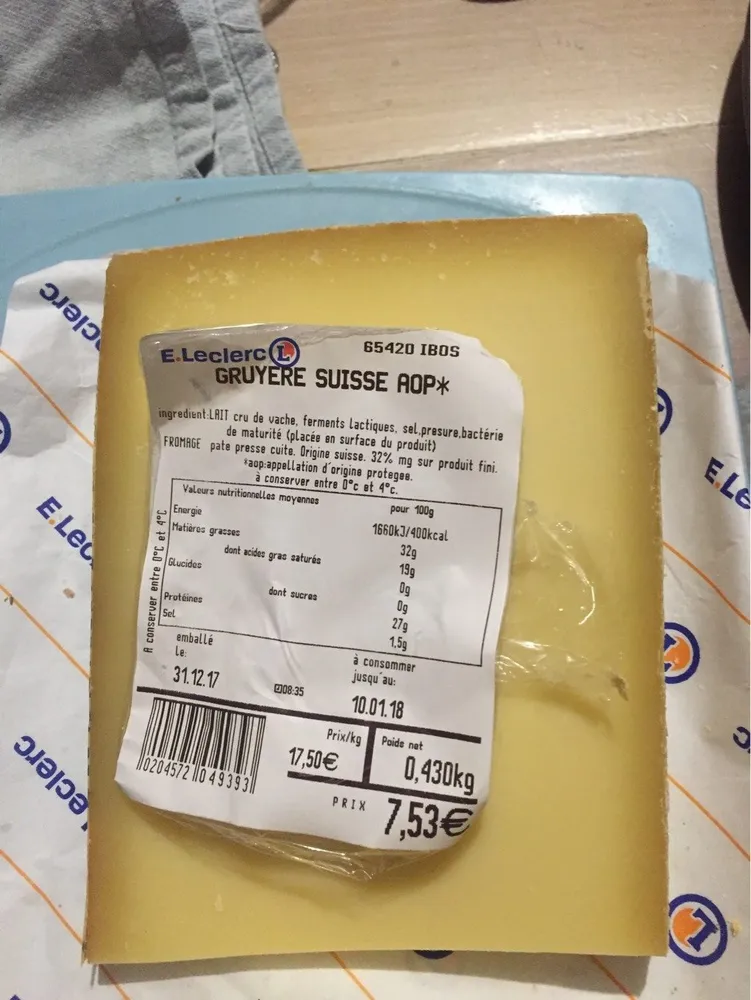 Gruyere suisse aop