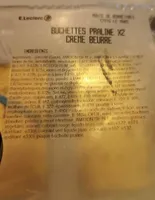 Bûchettes praline x2 crème beurre
