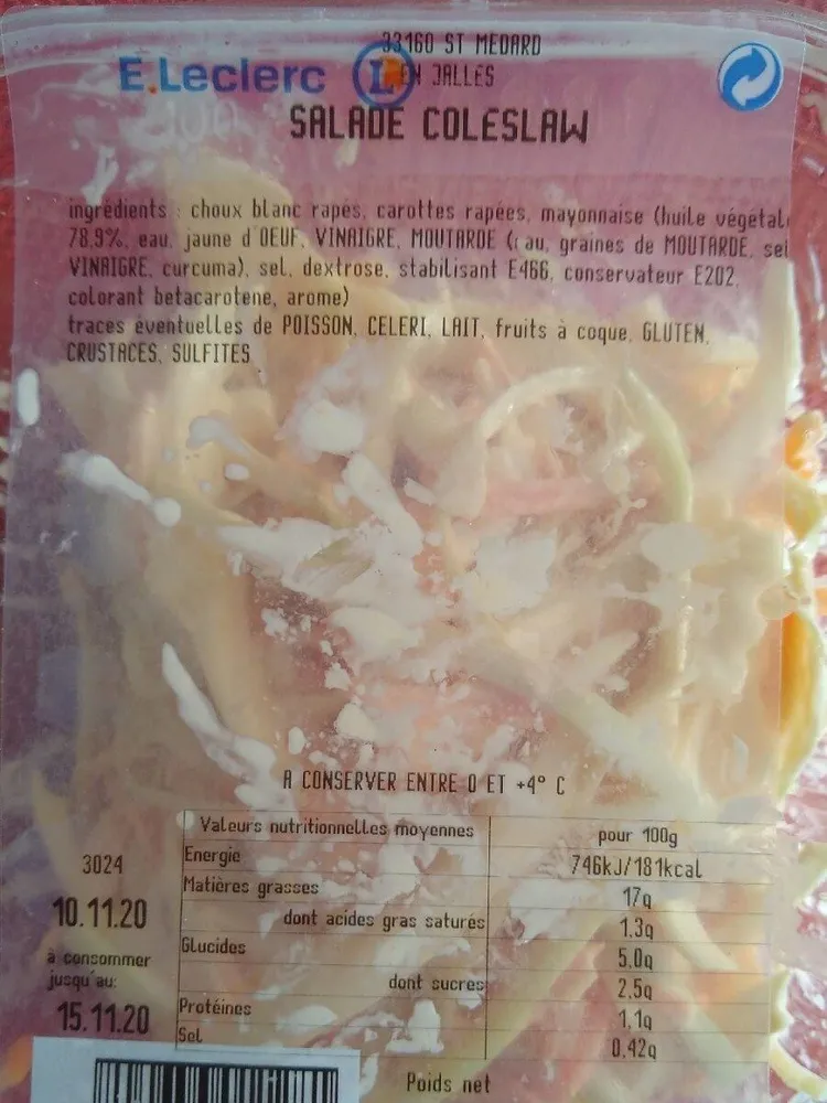 Salade coleslaw