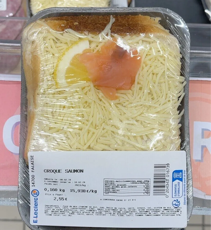 Croque saumon