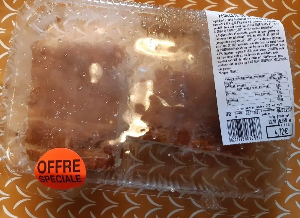 Feuilleté de Saint Jacques