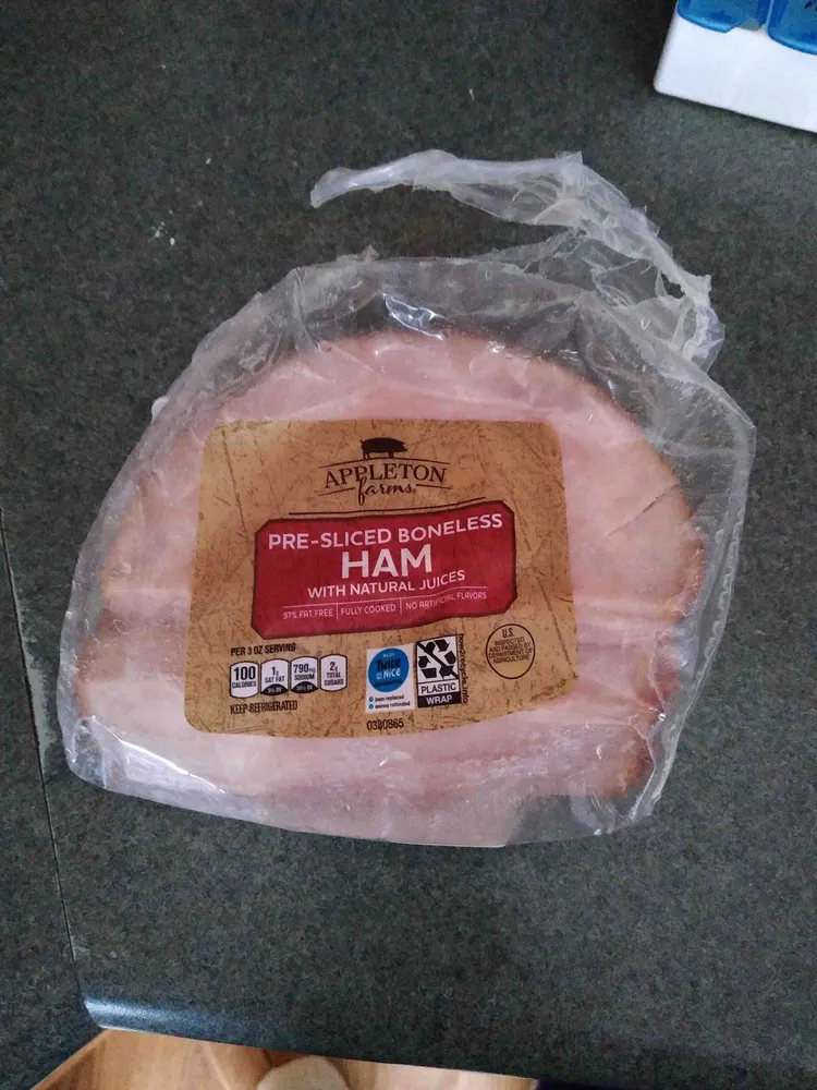 Pre-sliced boneless ham