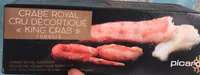 Crabe royal cru decortiqué