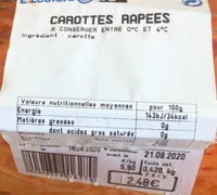 Carotte rapees