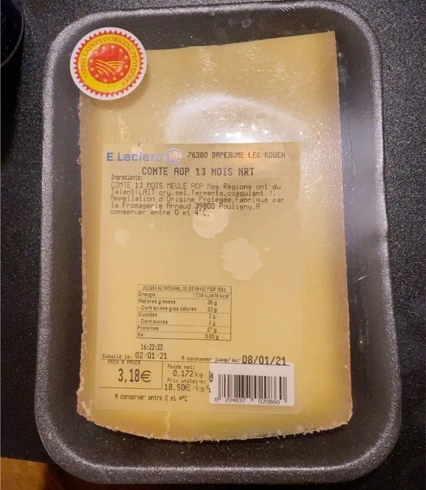 Comté AOP 13 mois NRT