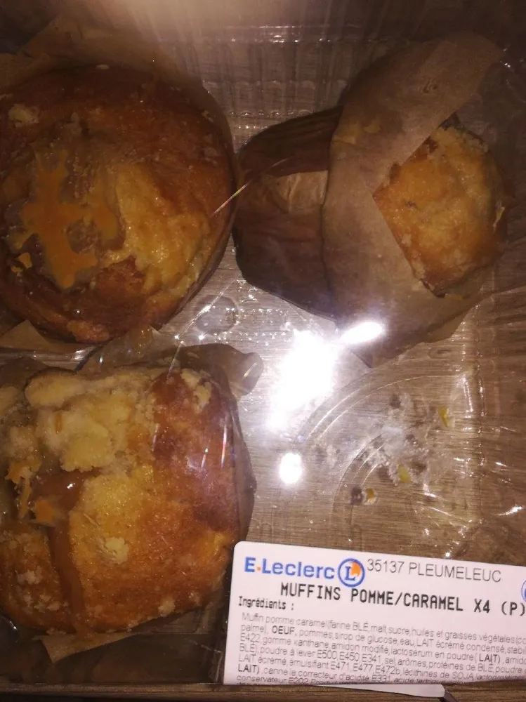 Muffins pommes caramel