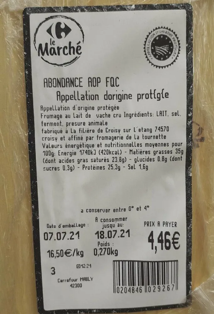 Abondance AOP