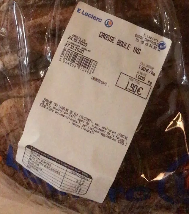 Grousse boule 1kg - Pain