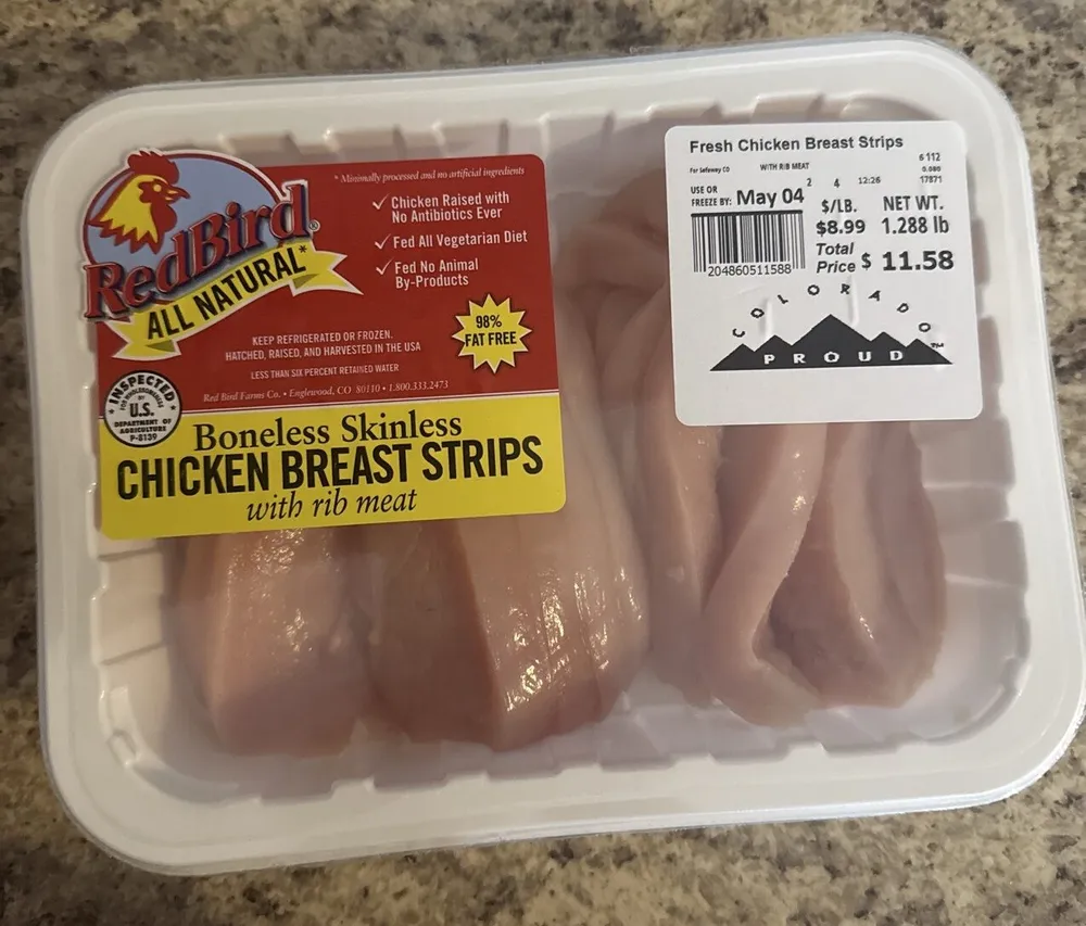 Red bird Chicken Brest Strips