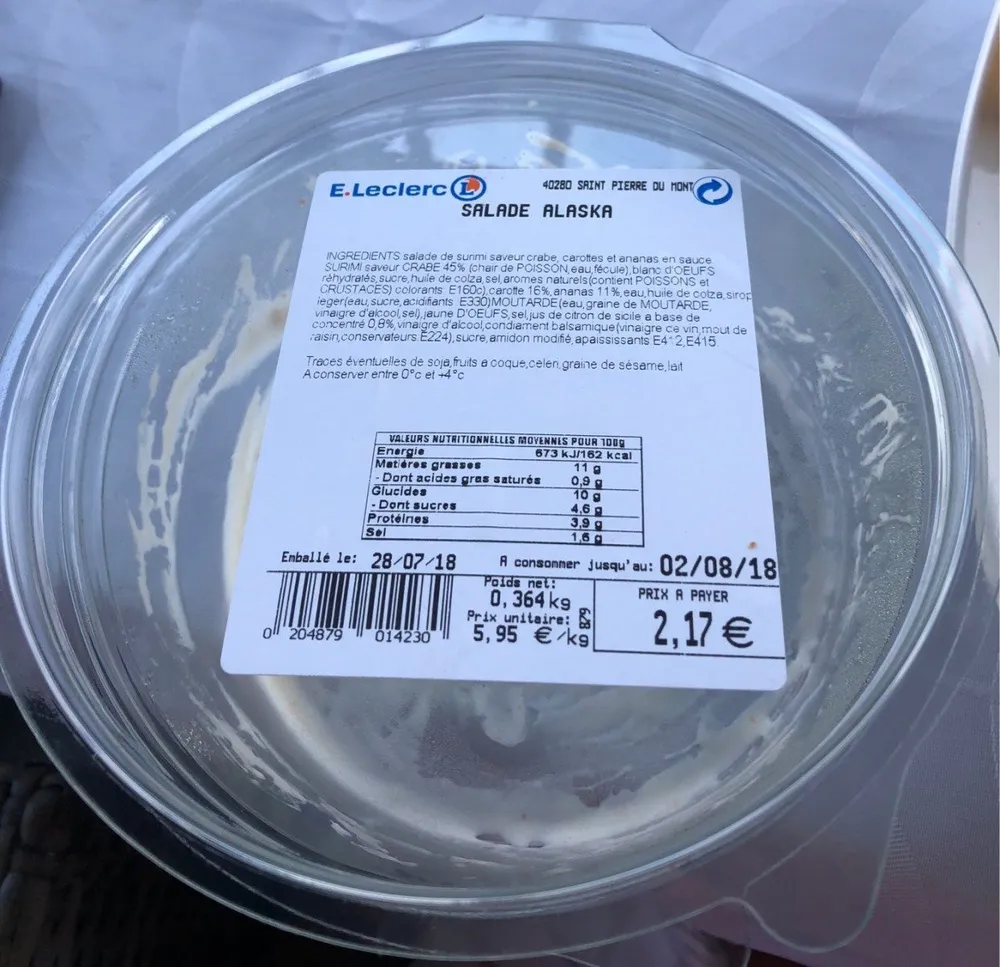 Salade alaska