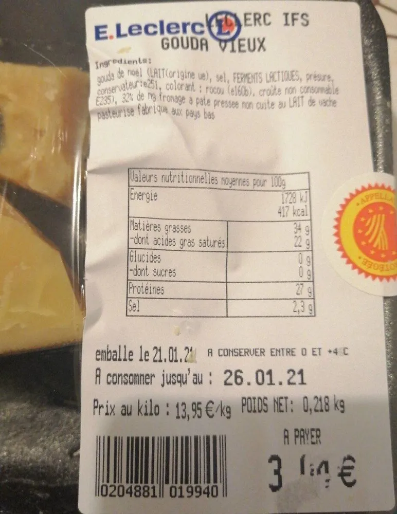 Gouda vieux