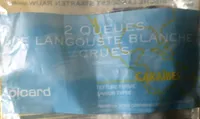 Queue de langouste blanche crue