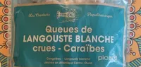 Queued de langouste blanche crues caraïbes