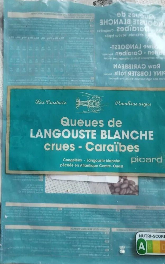 Queue de langouste blanche