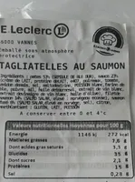 Tagliatelles au saumon