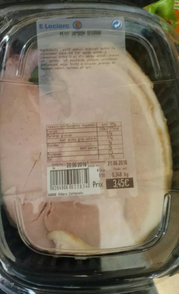 Petit jambon  degouge