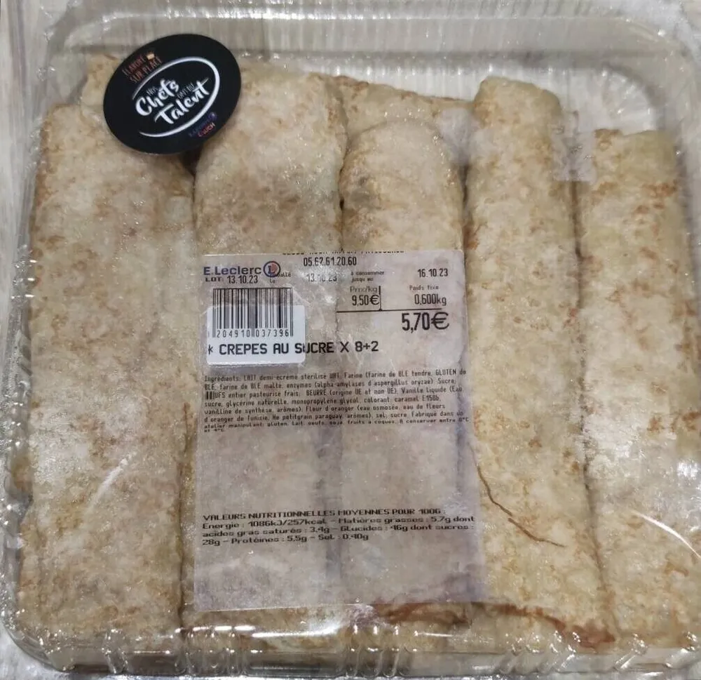 Crêpes au sucre