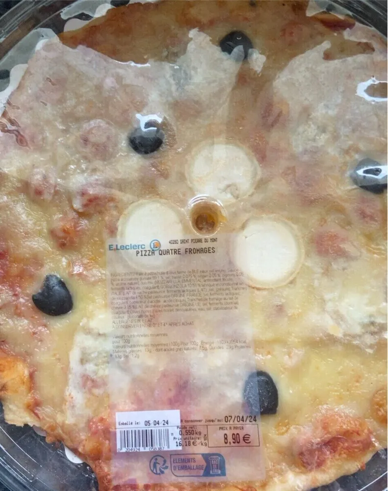 pizza 4 fromage