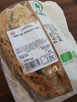 Pain aux céréales U bio
