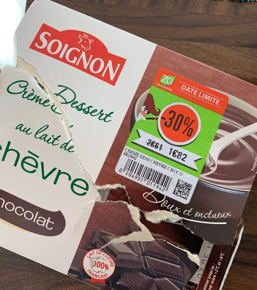Crème dessert au lait de chèvre