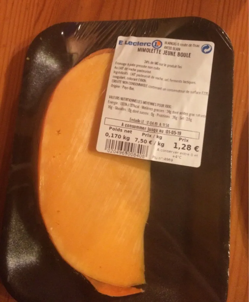 Mimolette jeune boule