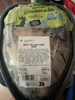 Le poulet nourri aux graines de lin