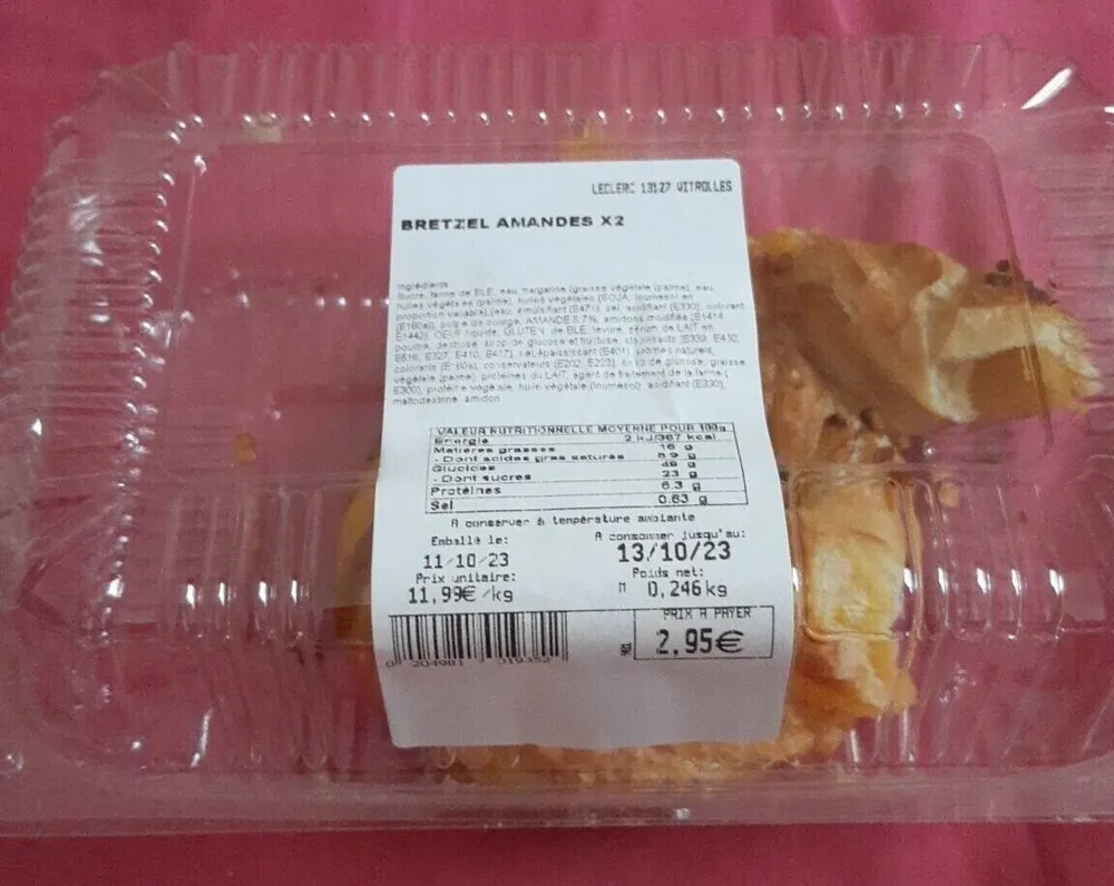 Bretzel amandes