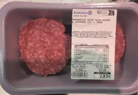 Préparation hache façon burger
