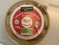 Creme de tomates sechees au basilic