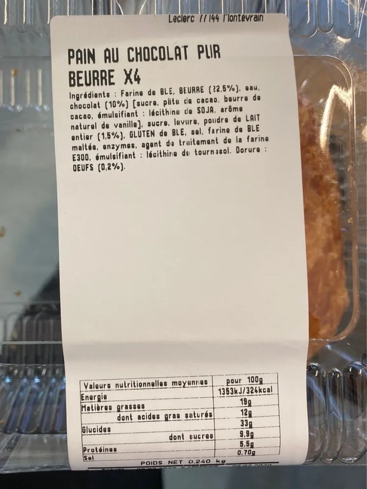 Pain au chocolat