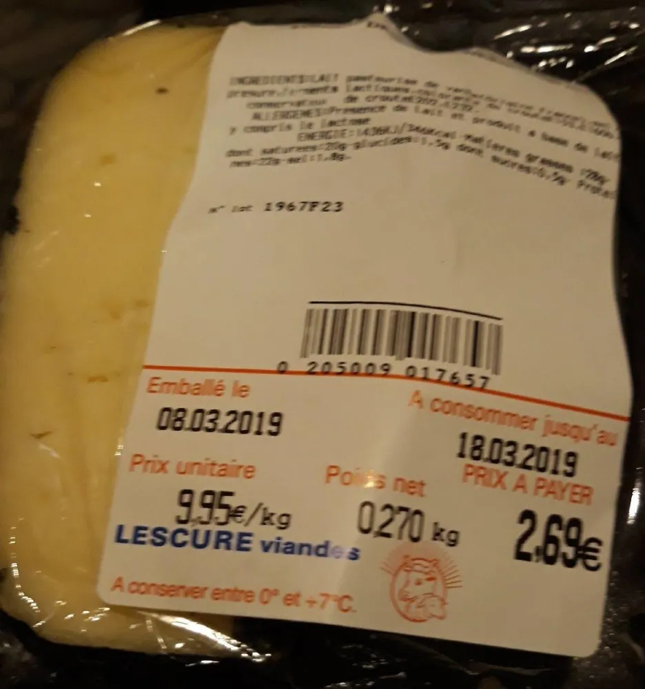 Tomme des Pyrénées